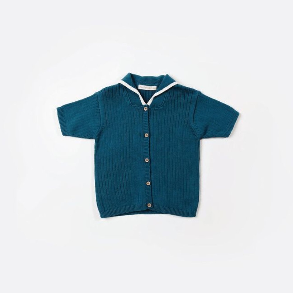 NWT fin & vince sailor cardigan ocean 4/5